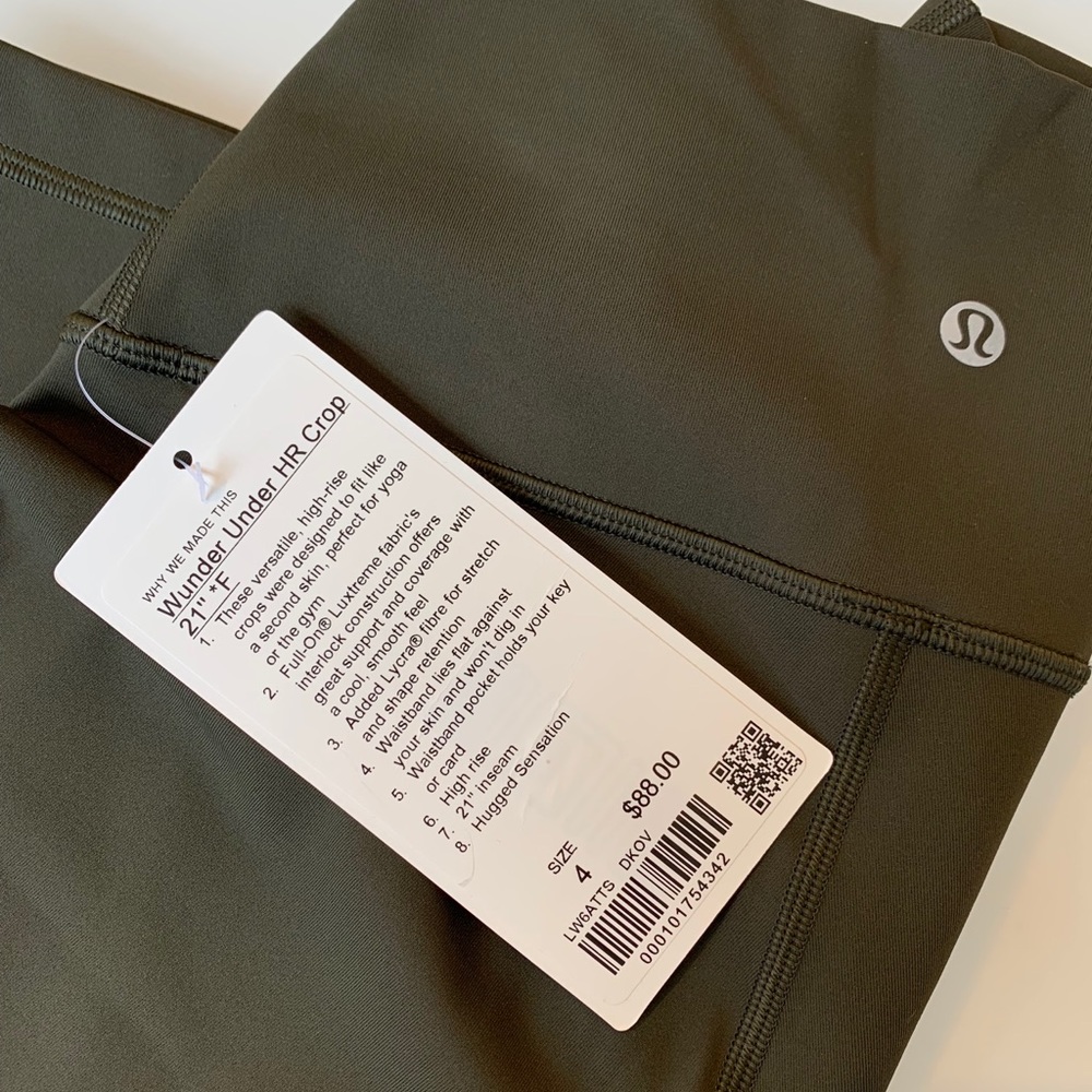 lululemon wunder under crop